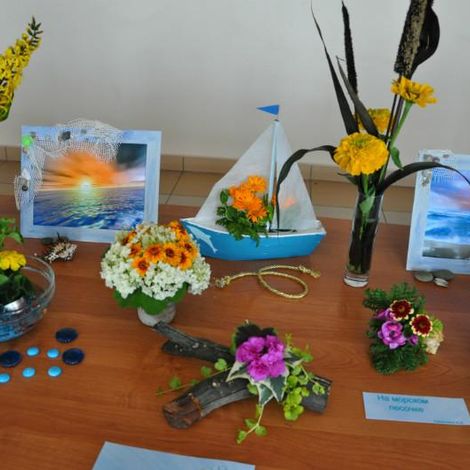 Выставка цветов с. М.Салаирка